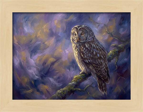 Ural Owl Perched