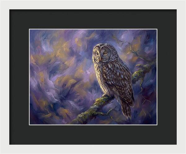 Ural Owl Perched