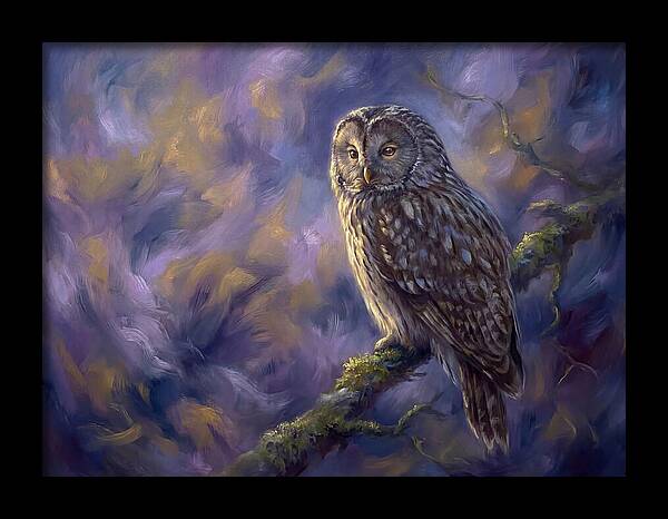 Ural Owl Perched