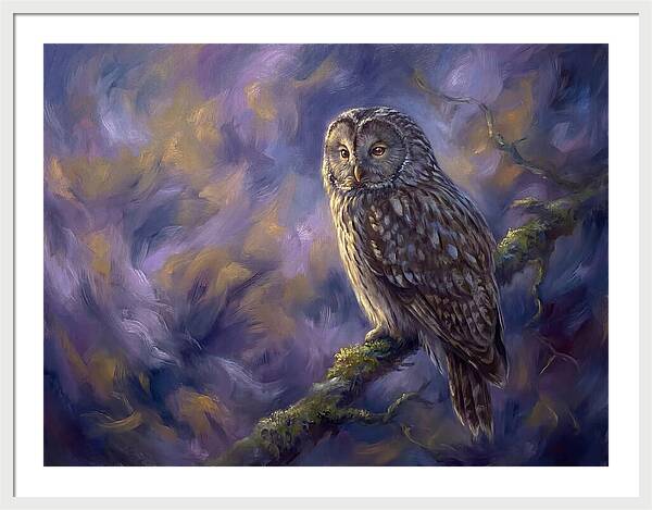 Ural Owl Perched