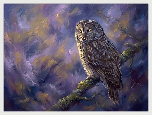 Ural Owl Perched