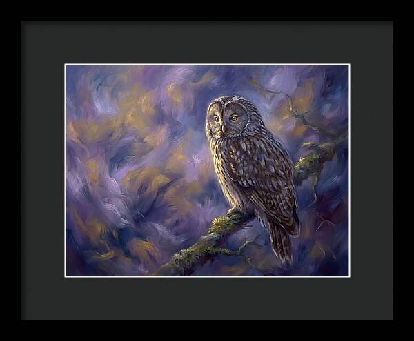 Ural Owl Perched