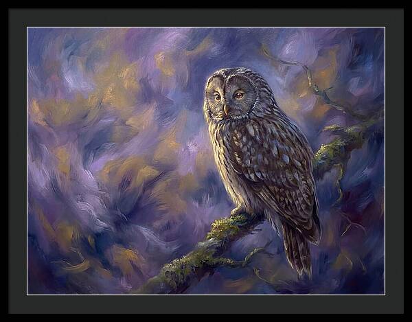 Ural Owl Perched