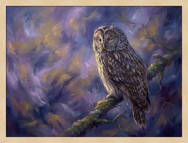 Ural Owl Perched
