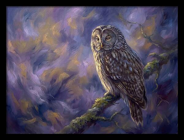 Ural Owl Perched