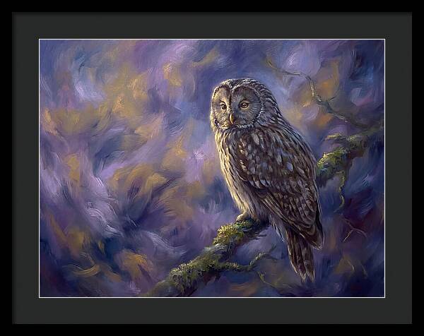 Ural Owl Perched