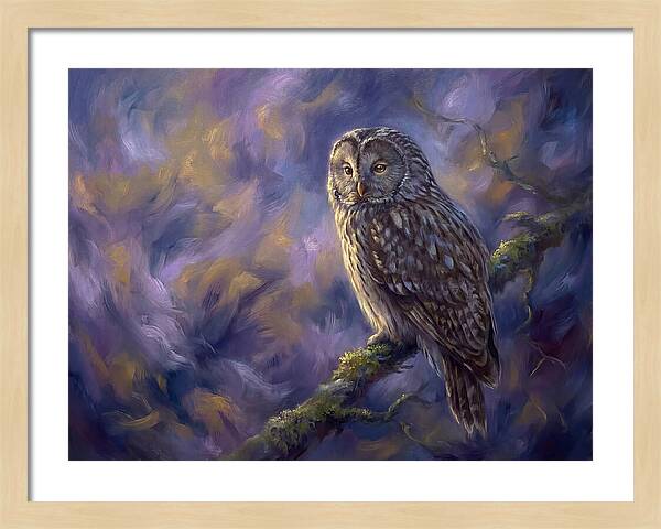 Ural Owl Perched