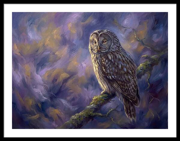 Ural Owl Perched