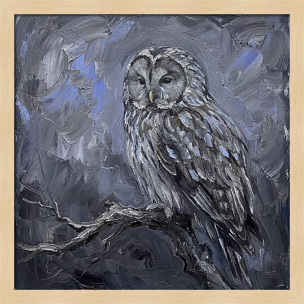Ural Owl Perched Elegantly
