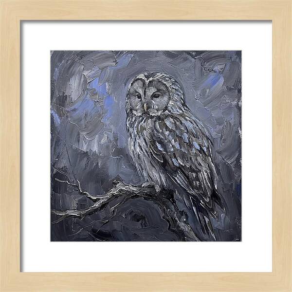 Ural Owl Perched Elegantly