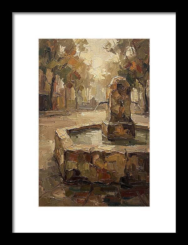 Urban Fountain In Plaza Emilia