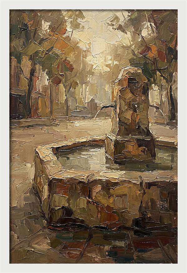Urban Fountain In Plaza Emilia