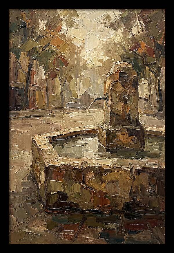 Urban Fountain In Plaza Emilia