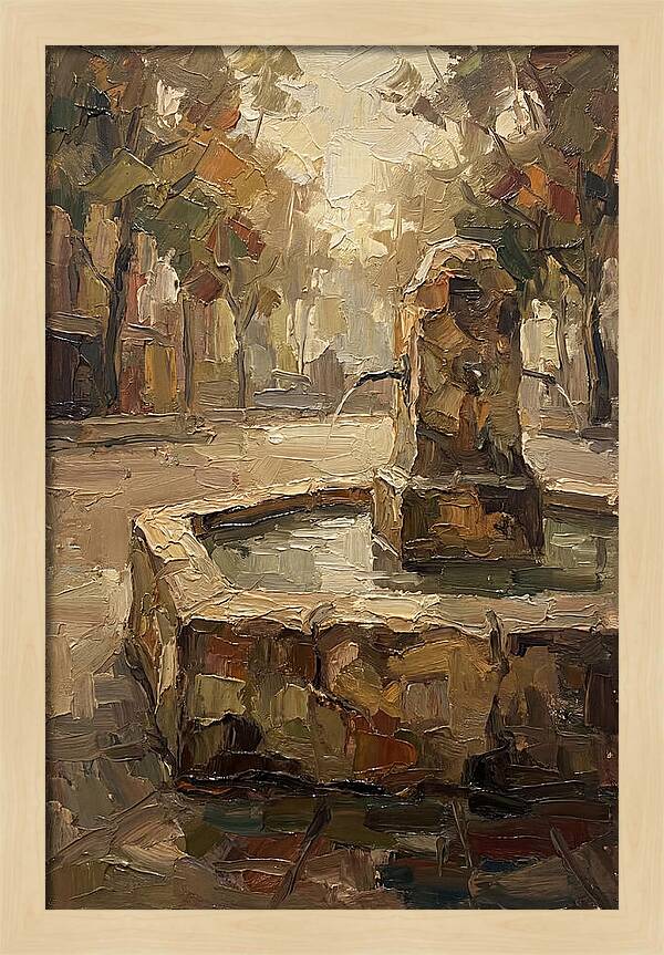 Urban Fountain In Plaza Emilia