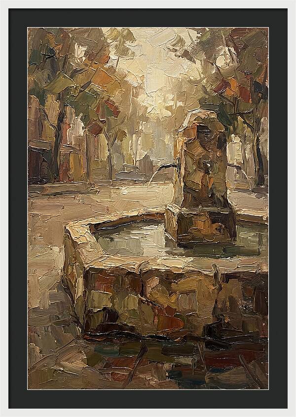 Urban Fountain In Plaza Emilia