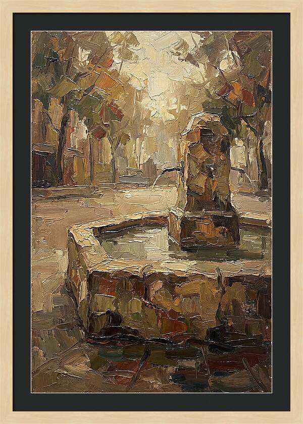 Urban Fountain In Plaza Emilia