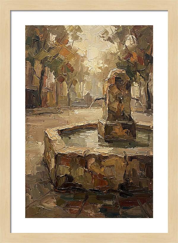 Urban Fountain In Plaza Emilia