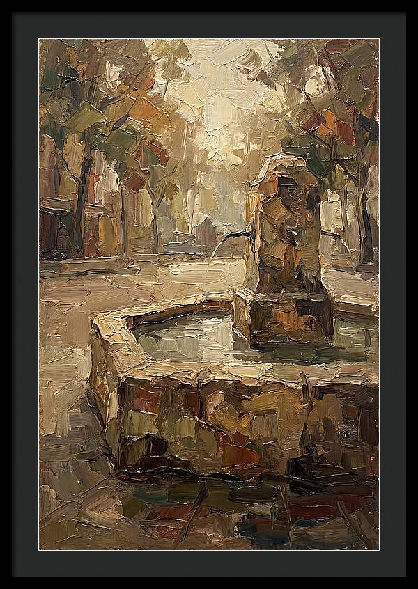Urban Fountain In Plaza Emilia