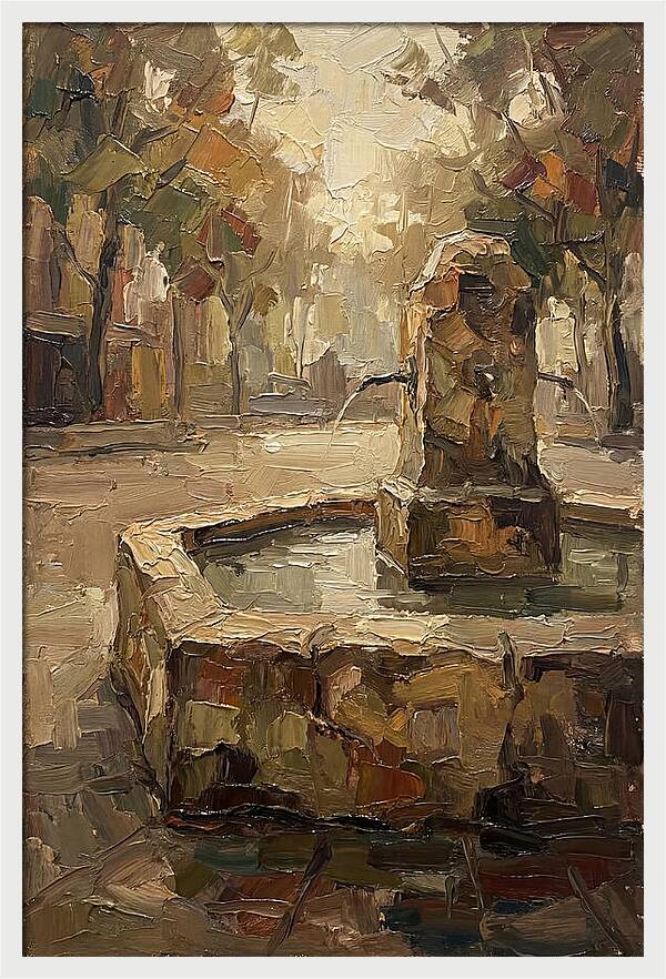 Urban Fountain In Plaza Emilia