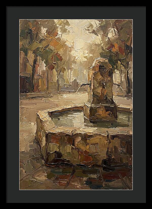 Urban Fountain In Plaza Emilia