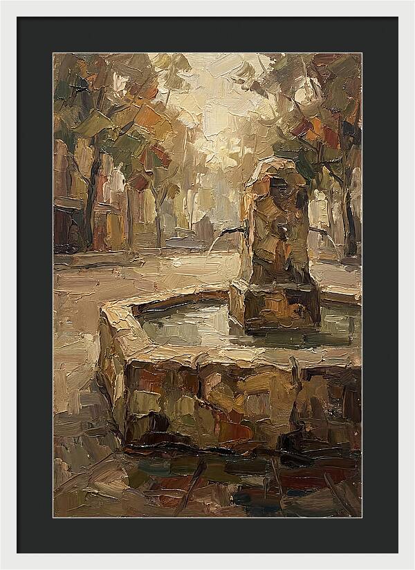 Urban Fountain In Plaza Emilia