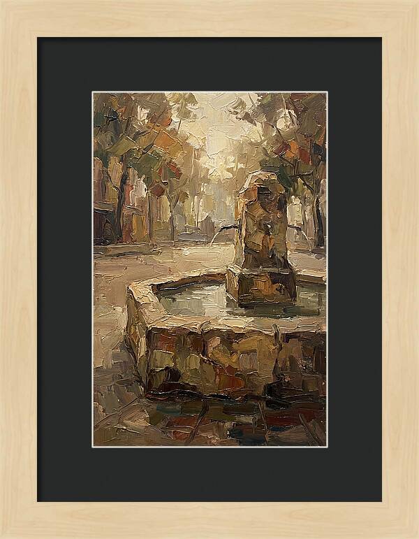 Urban Fountain In Plaza Emilia