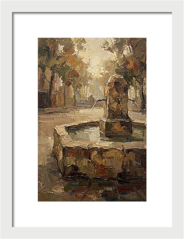 Urban Fountain In Plaza Emilia