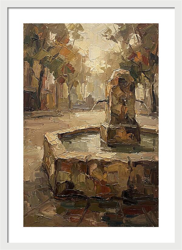 Urban Fountain In Plaza Emilia