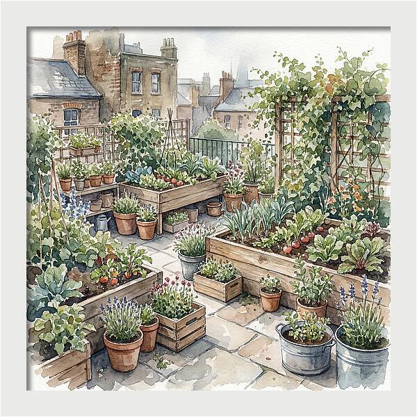 Urban Garden Oasis