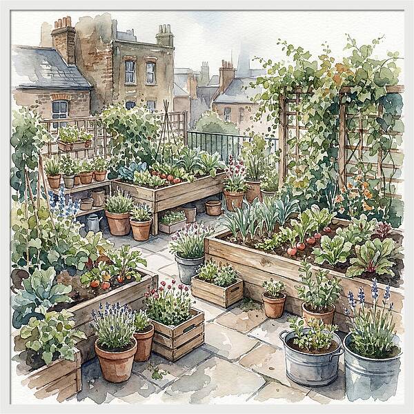 Urban Garden Oasis