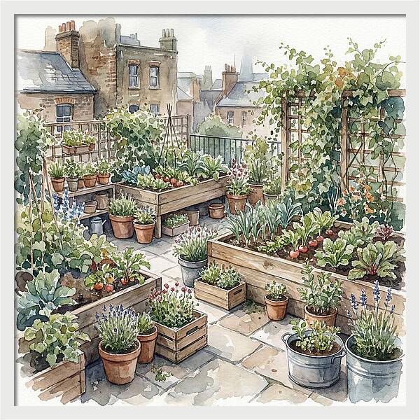Urban Garden Oasis