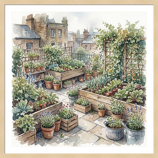 Urban Garden Oasis