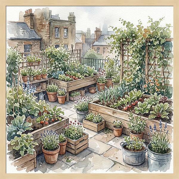Urban Garden Oasis
