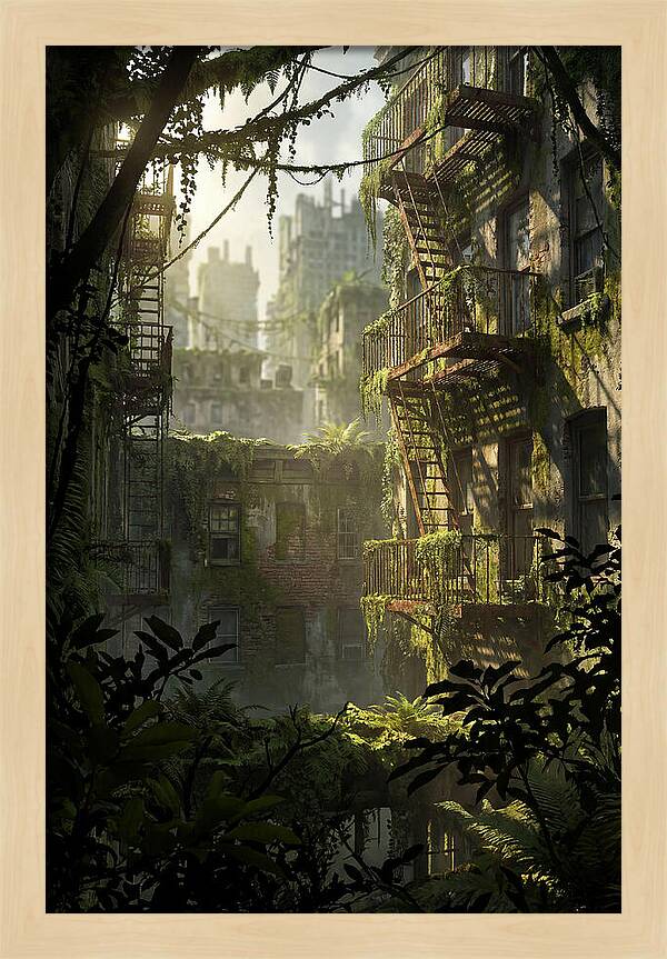 Urban Greenery Embracing Walls