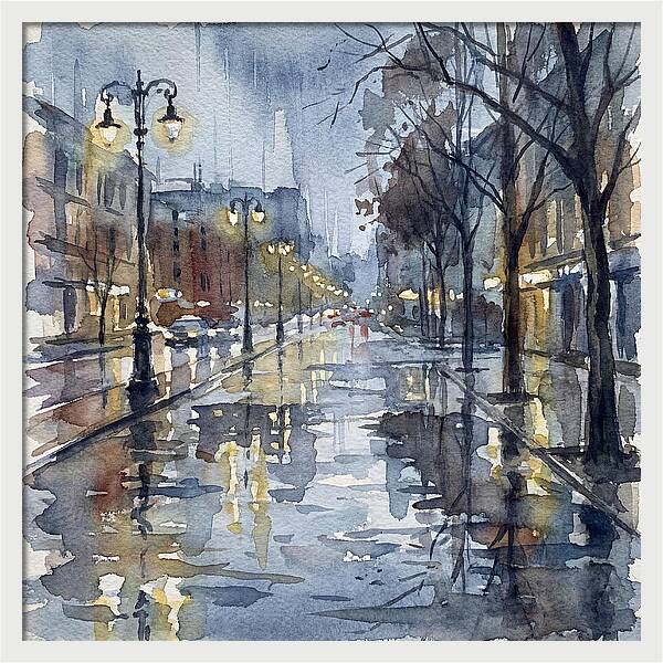 Urban Rain Reflections 7113