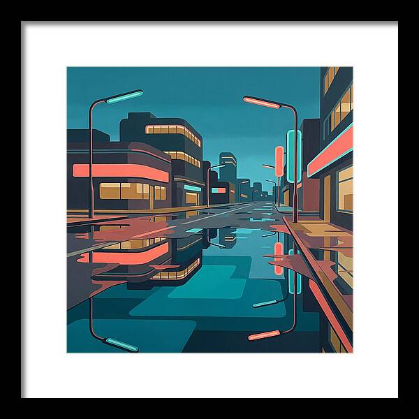 Urban Reflections After Rain