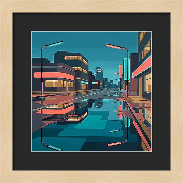 Urban Reflections After Rain