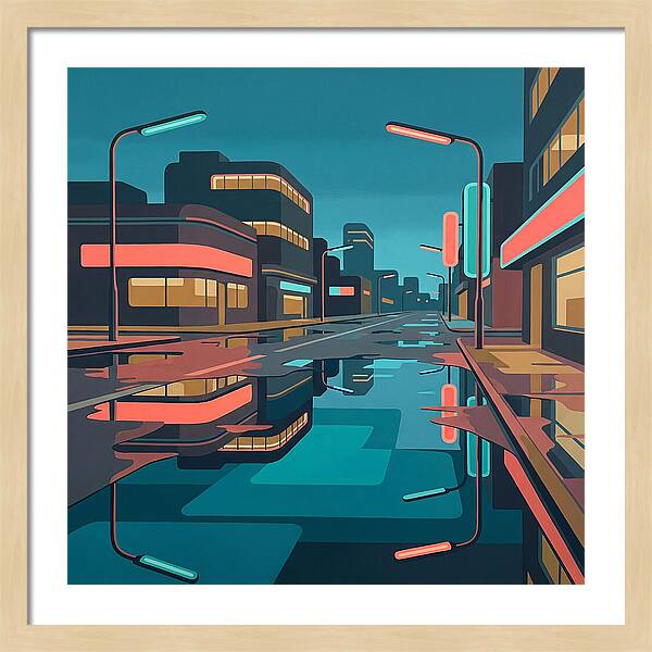 Urban Reflections After Rain