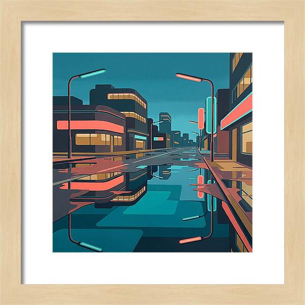 Urban Reflections After Rain