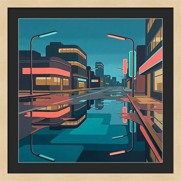 Urban Reflections After Rain