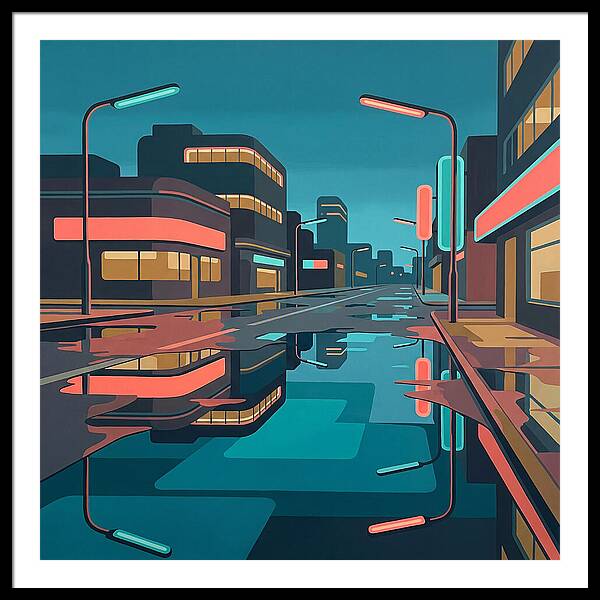 Urban Reflections After Rain