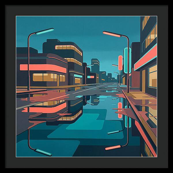 Urban Reflections After Rain