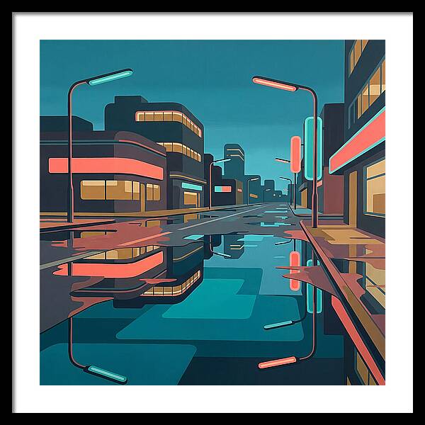 Urban Reflections After Rain