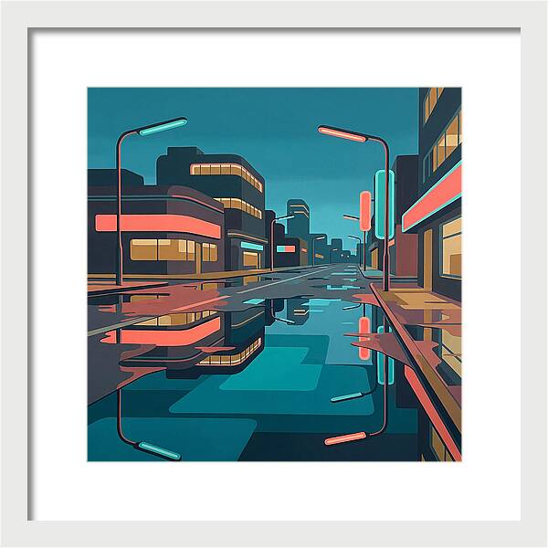Urban Reflections After Rain
