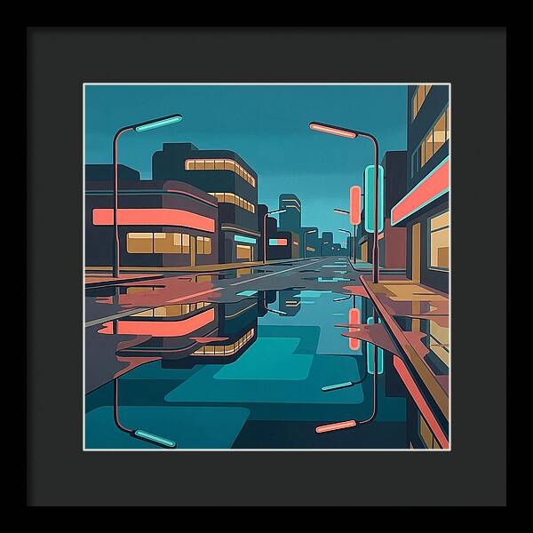 Urban Reflections After Rain