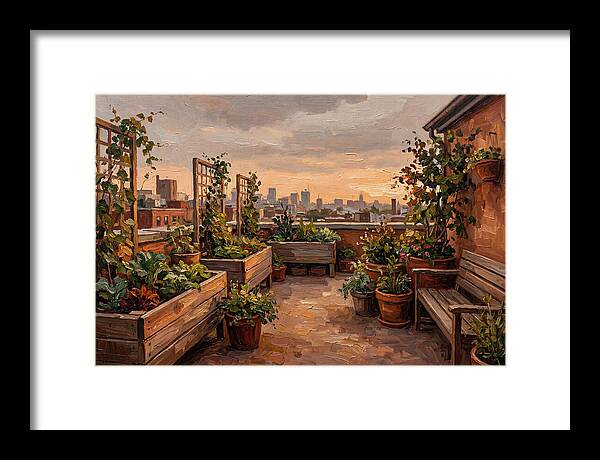 Urban Rooftop Serenity