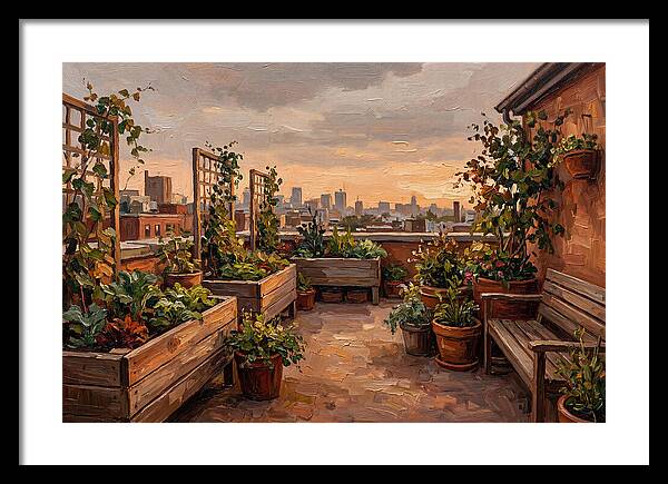Urban Rooftop Serenity