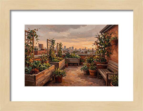 Urban Rooftop Serenity