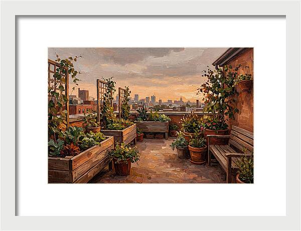 Urban Rooftop Serenity