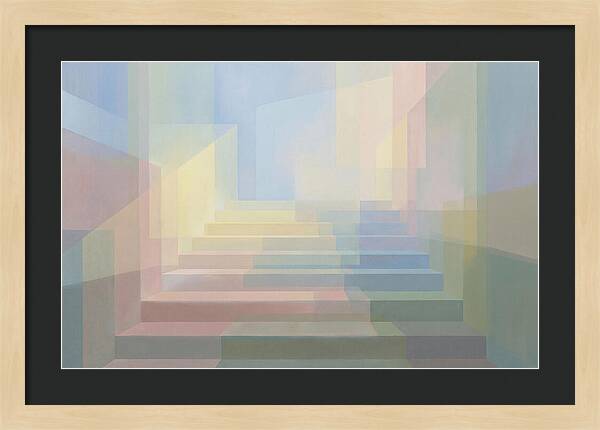 Urban Staircase Shadows
